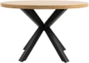 DUO COLLECTION Damira Esstisch rund Wildeiche dunkel/Schwarz Bild 4