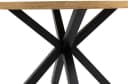 DUO COLLECTION Damira Esstisch rund Wildeiche dunkel/Schwarz Bild 5
