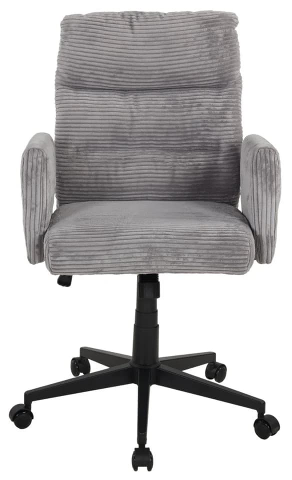 Duo Collection Drehstuhl Charly Grau Schwarz mit Wippmechanik