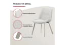 Esszimmerstuhl Mila Duo Collection Creme Cashmere Bild 3