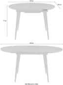 Duo Collection Esstisch Ausziehtisch Frida Wildeichenoptik Bild 5