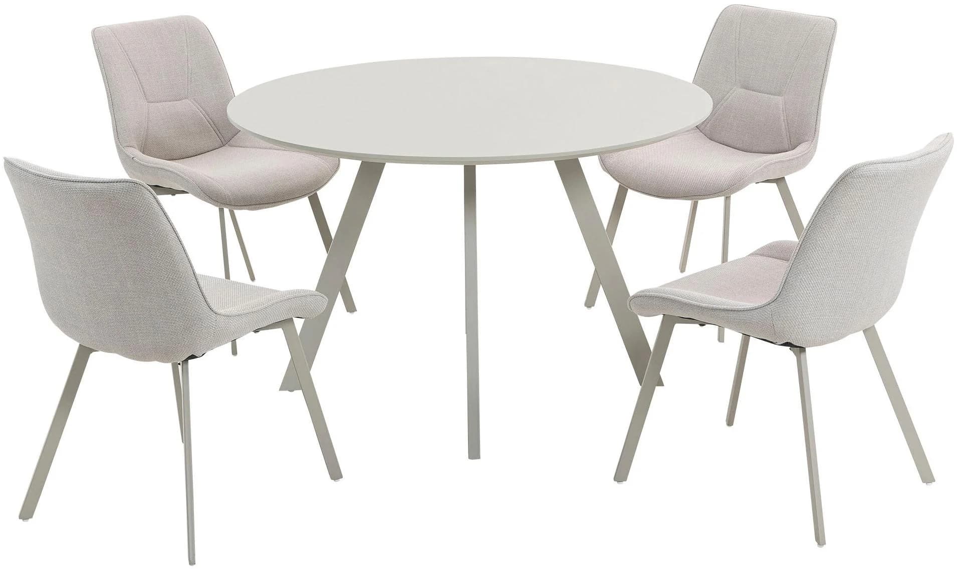 Essgruppe DUO COLLECTION Pina Mila 5-tlg. Kaschmir Creme
