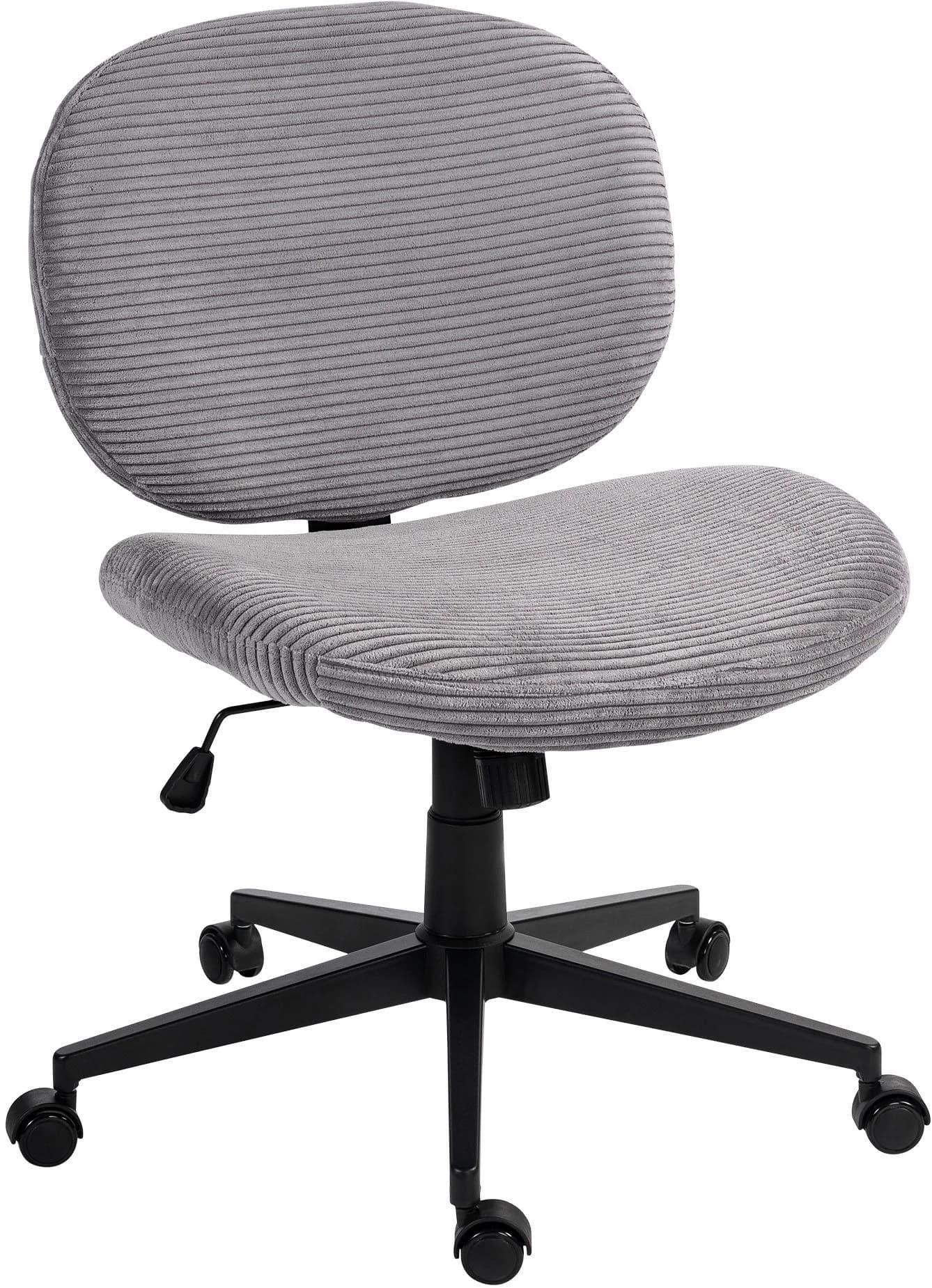 Duo Collection Drehstuhl Tilo Grau Schwarz mit Wippmechanik