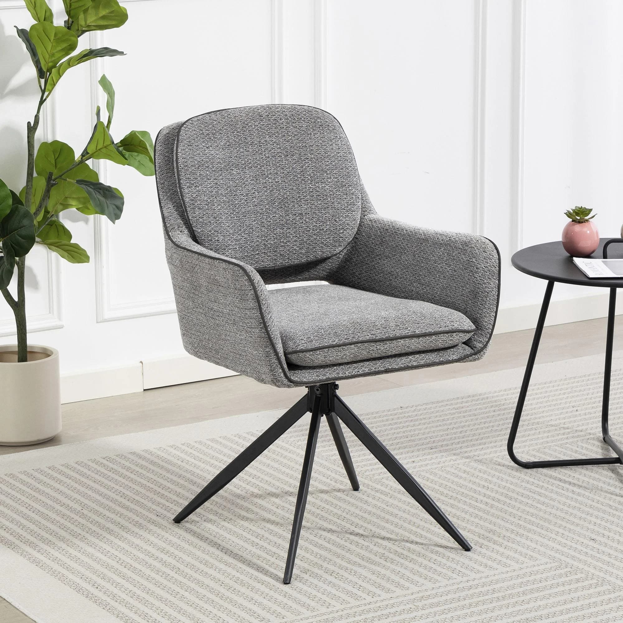 Esszimmerstuhl Esra Duo Collection Anthrazit Schwarz