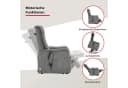 Duo Collection TV-Sessel Parma 2 Grau Bild 5