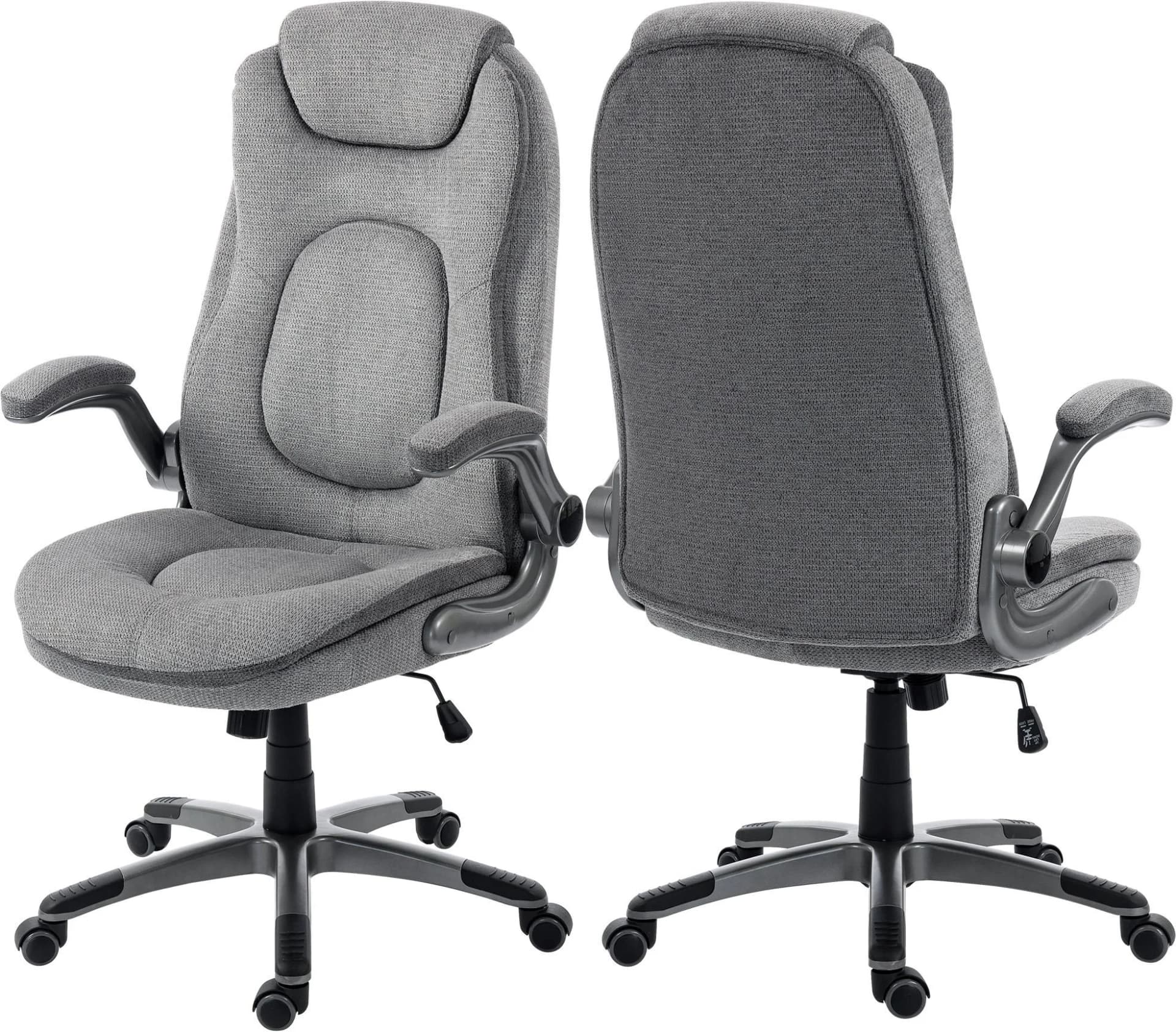 Chefsessel Nino Duo Collection Grau Kieselgrau Synchronmechanik