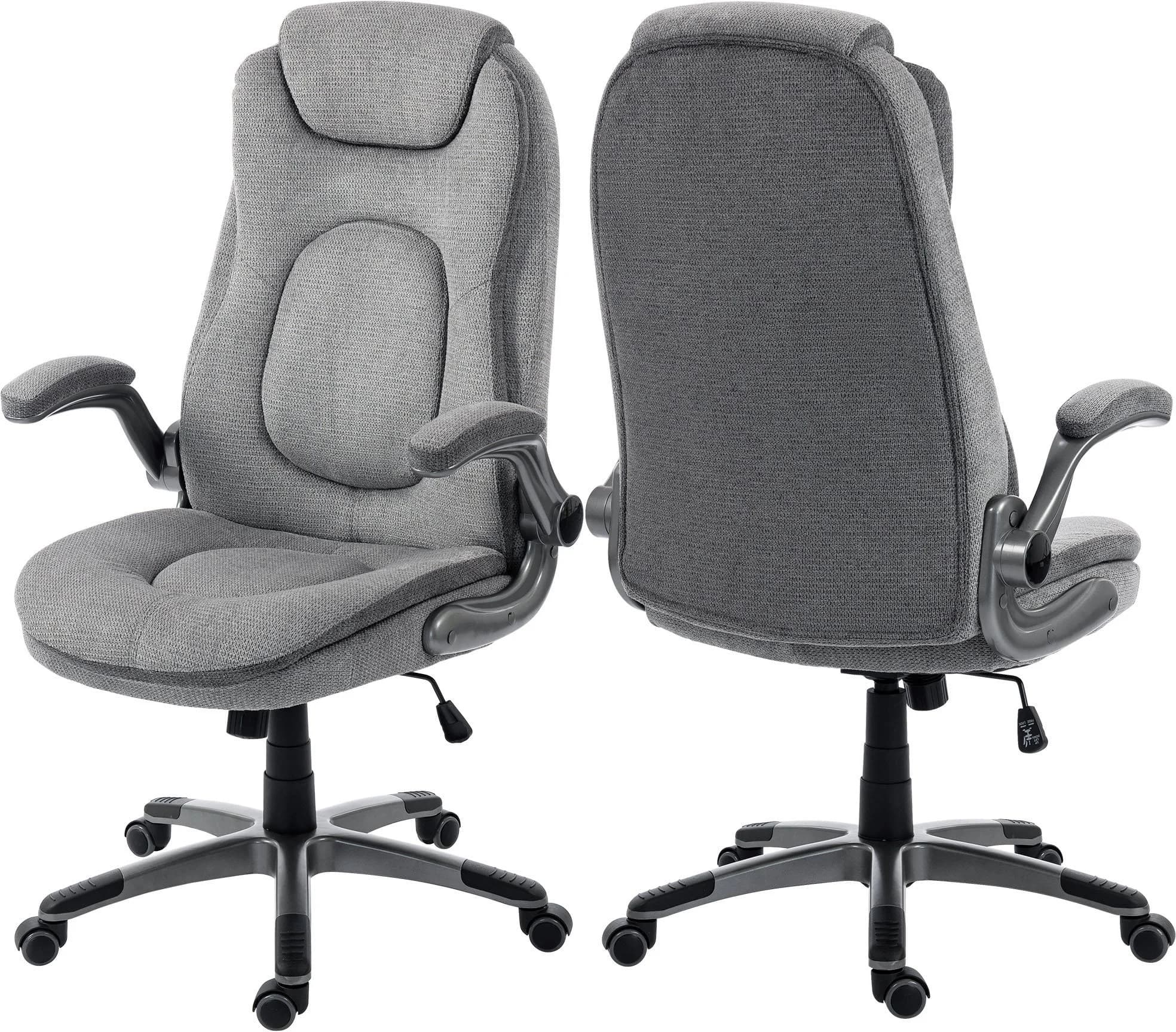 Chefsessel Nino Duo Collection Grau Kieselgrau Synchronmechanik
