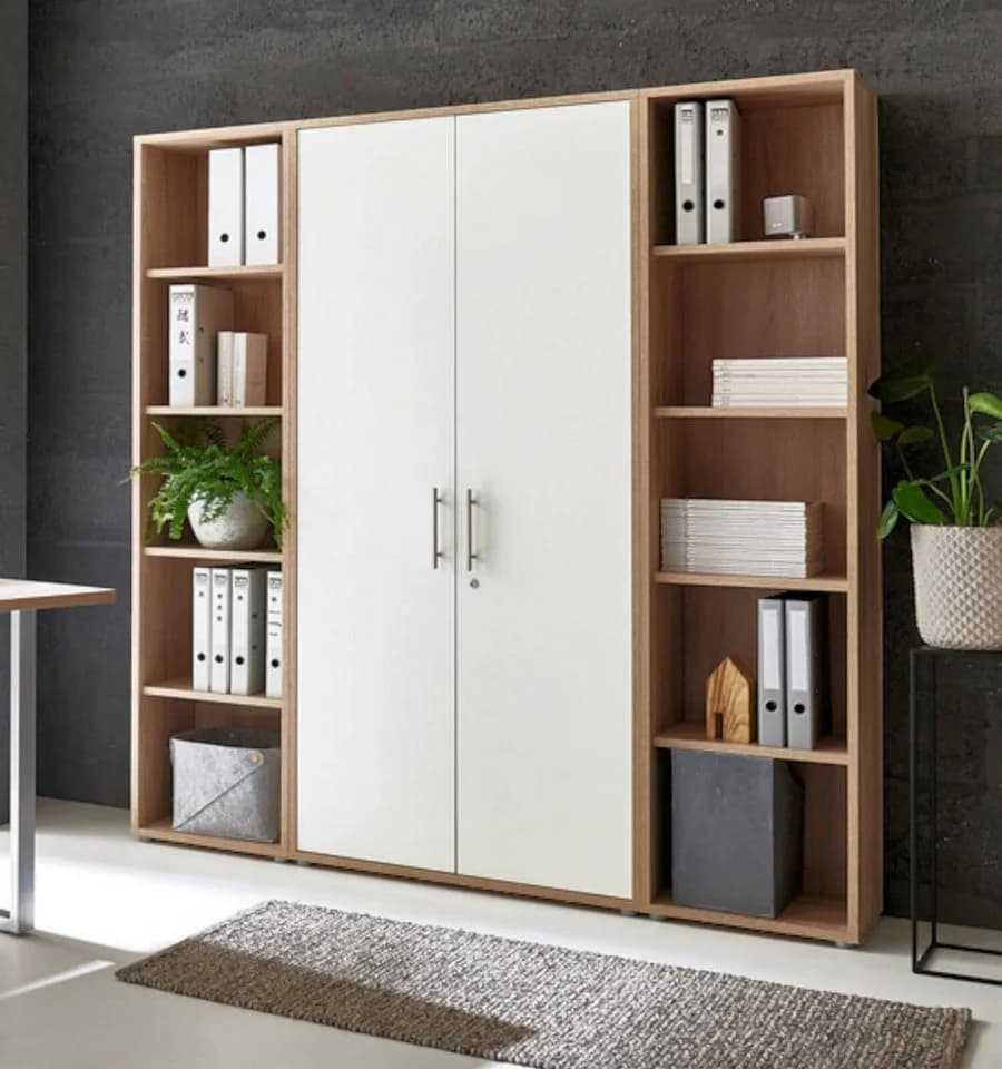 moebel-dich-auf Aktenschrank TABOR 3 Beige Holzwerkstoff