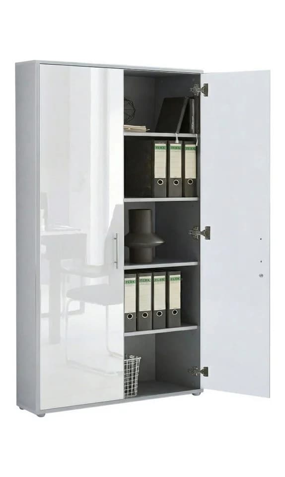 moebel-dich-auf Aktenschrank TABOR 4 Grau Abschließbar - Bild 3