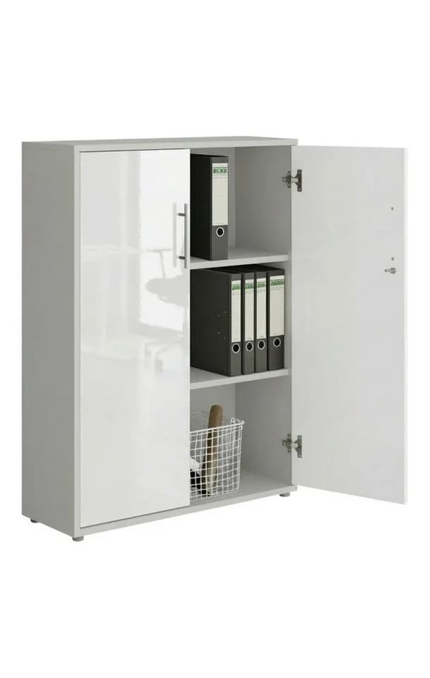 moebel-dich-auf Aktenschrank TABOR 4 Grau Abschließbar - Bild 4