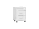 moebel-dich-auf Eckschreibtisch OFFICE LINE Weiß mit Rollcontainer Bild 5
