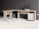 moebel-dich-auf Eckschreibtisch OFFICE LINE Winkelschreibtisch inkl. Rollcontainer Bild 1