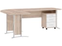 moebel-dich-auf Eckschreibtisch OFFICE LINE Winkelschreibtisch inkl. Rollcontainer Bild 2