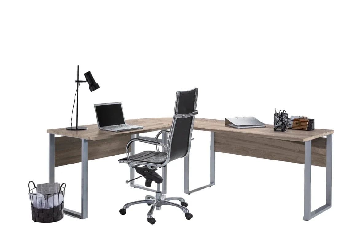 BMG Möbel Eckschreibtisch Office Edition Spiegelverkehrt Montierbar - Bild 2