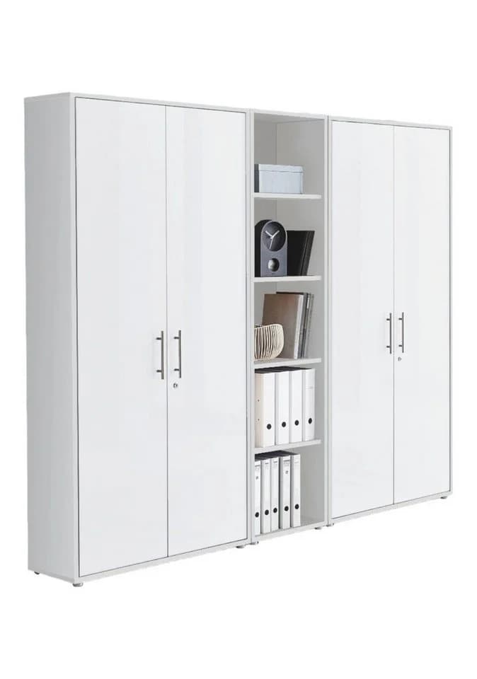 BMG Möbel Aktenschrank Office Edition 10 Set Weiß Holzwerkstoff - Bild 2