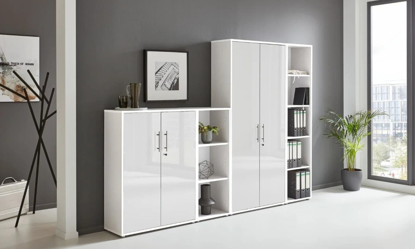 BMG Möbel Aktenschrank Office Edition 4 Set abschließbar