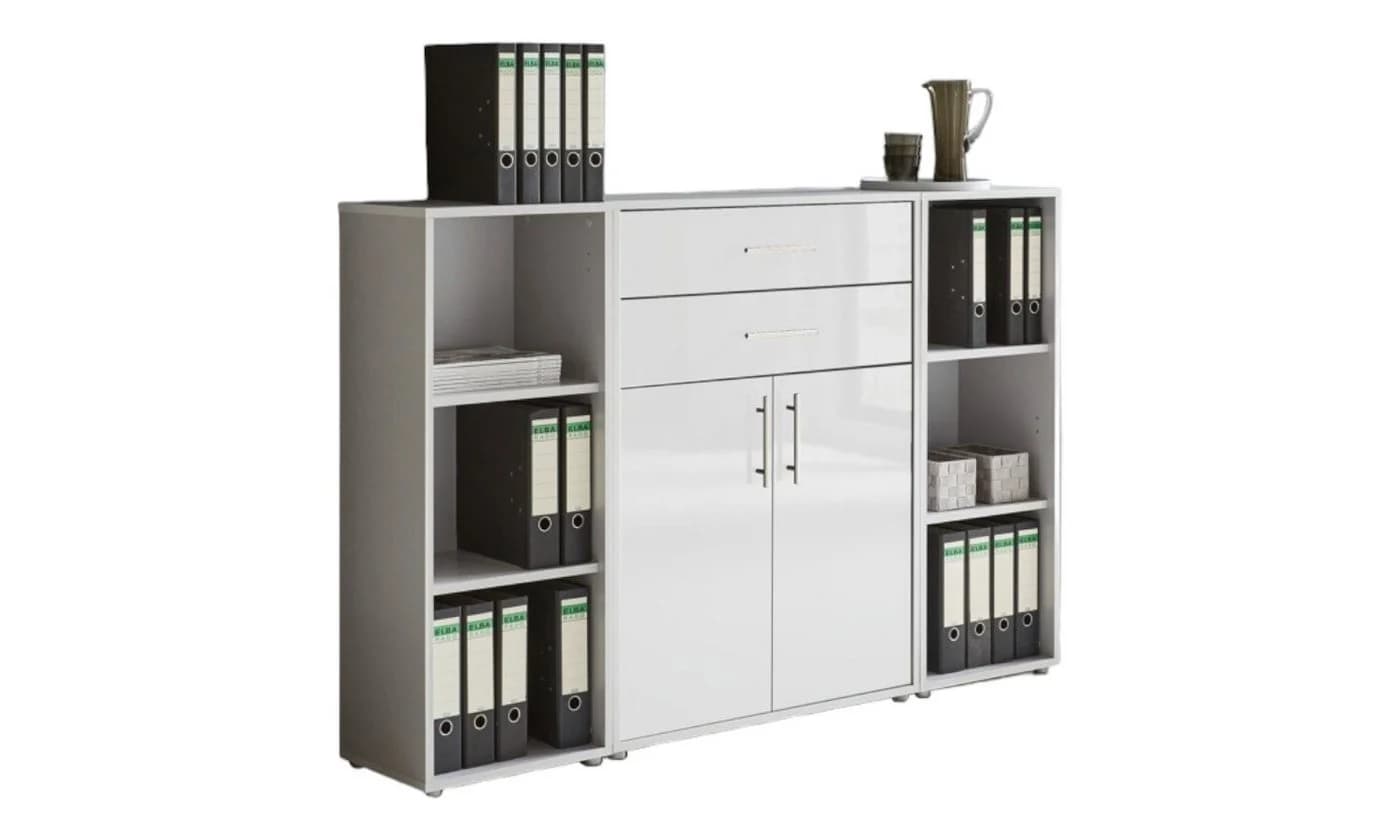 BMG Möbel Aktenschrank Office Edition Set 13 mit Metallgriffen - Bild 2