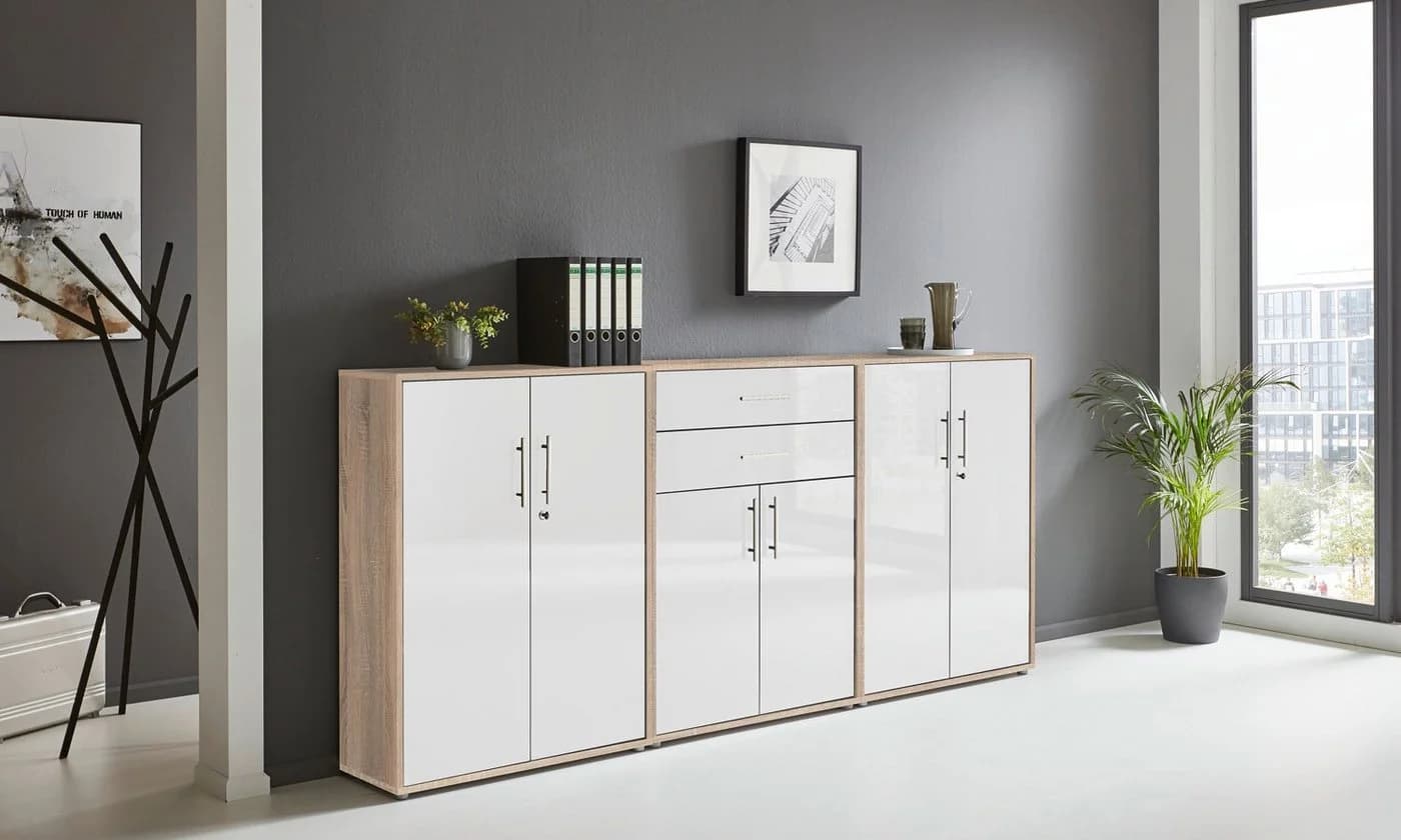 BMG Möbel Aktenschrank Set 15 Office Edition abschließbar