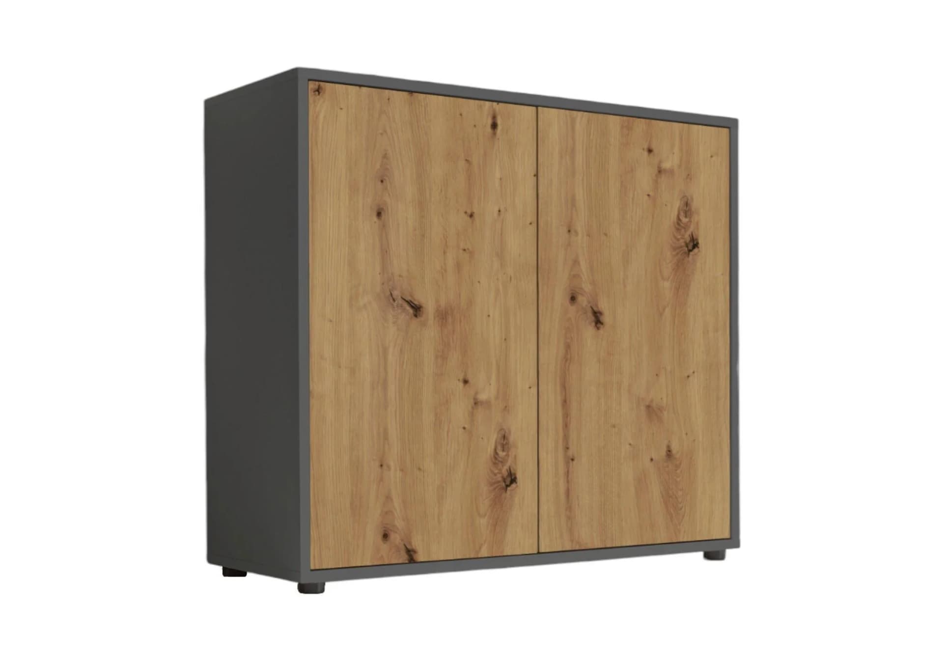 Kommode Mailand Typ 4 Anthrazit Eiche Artisan