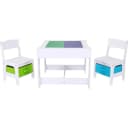 Baby Vivo Kindersitzgruppe Moritz mit 2 Stühlen und multifunktionalem Tisch Bild 1