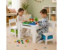 Baby Vivo Kindersitzgruppe Moritz mit 2 Stühlen und multifunktionalem Tisch Bild 3
