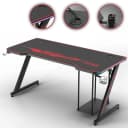MY SIT Gaming Tisch 140 cm TITAN mit LED Beleuchtung und Mauspad Bild 1