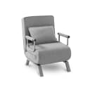 Makika Relaxliege Schlafsessel Schlafsofa Ted klappbar Grau Bild 1