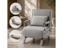 Makika Relaxliege Schlafsessel Schlafsofa Ted klappbar Grau Bild 3