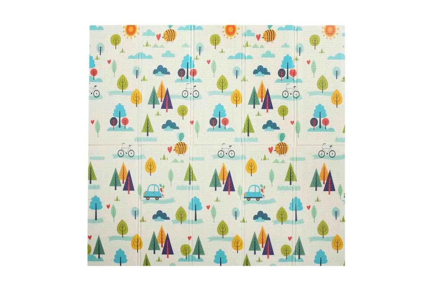 Baby Vivo Spielmatte Bär 200x180 cm XPE doppelseitig