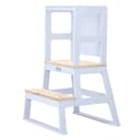 Baby Vivo Lernturm aus Holz mit Tafel Weiß Bild 1