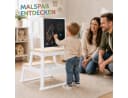 Baby Vivo Lernturm aus Holz mit Tafel Weiß Bild 2