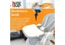 Baby Vivo Kinderhochstuhl Tippy in Stardust - 8-fach höhenverstellbar Bild 4