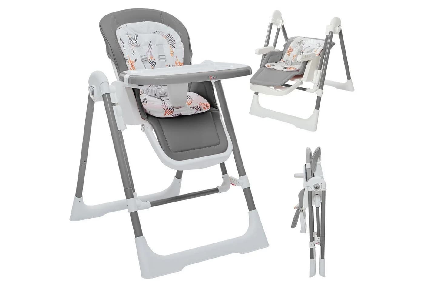 Baby Vivo 3in1 Kinderhochstuhl Grau - Bild 3