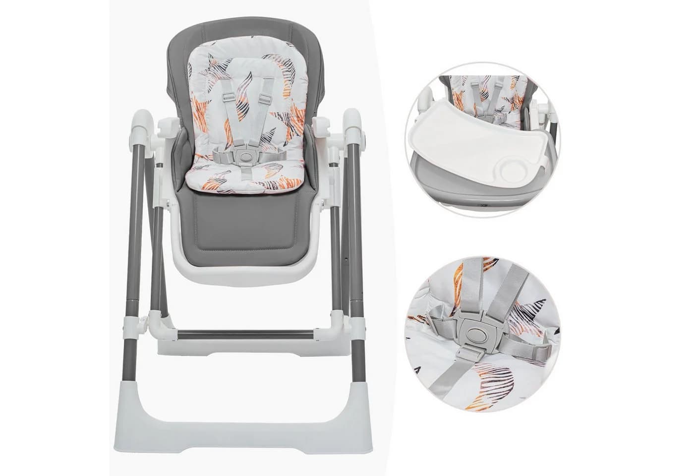 Baby Vivo 3in1 Kinderhochstuhl Grau - Bild 4