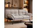 Makika Schlafsofa 3-Sitzer Schlafcouch Paul Grau Verstellbar Bild 3