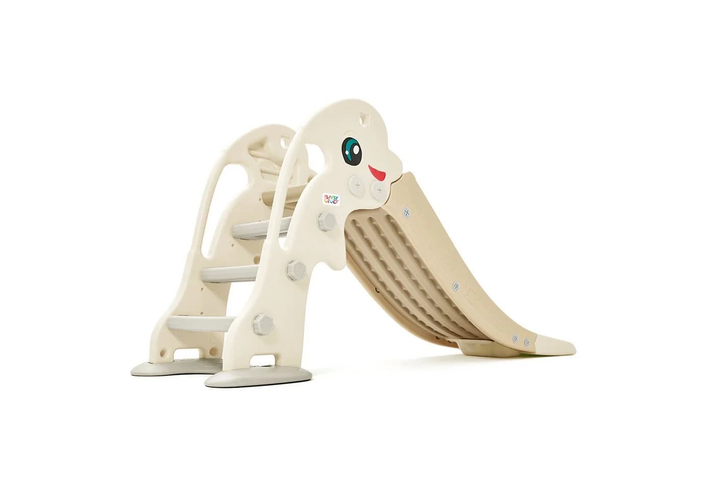 Baby Vivo Kinderrutsche Delfin Braun