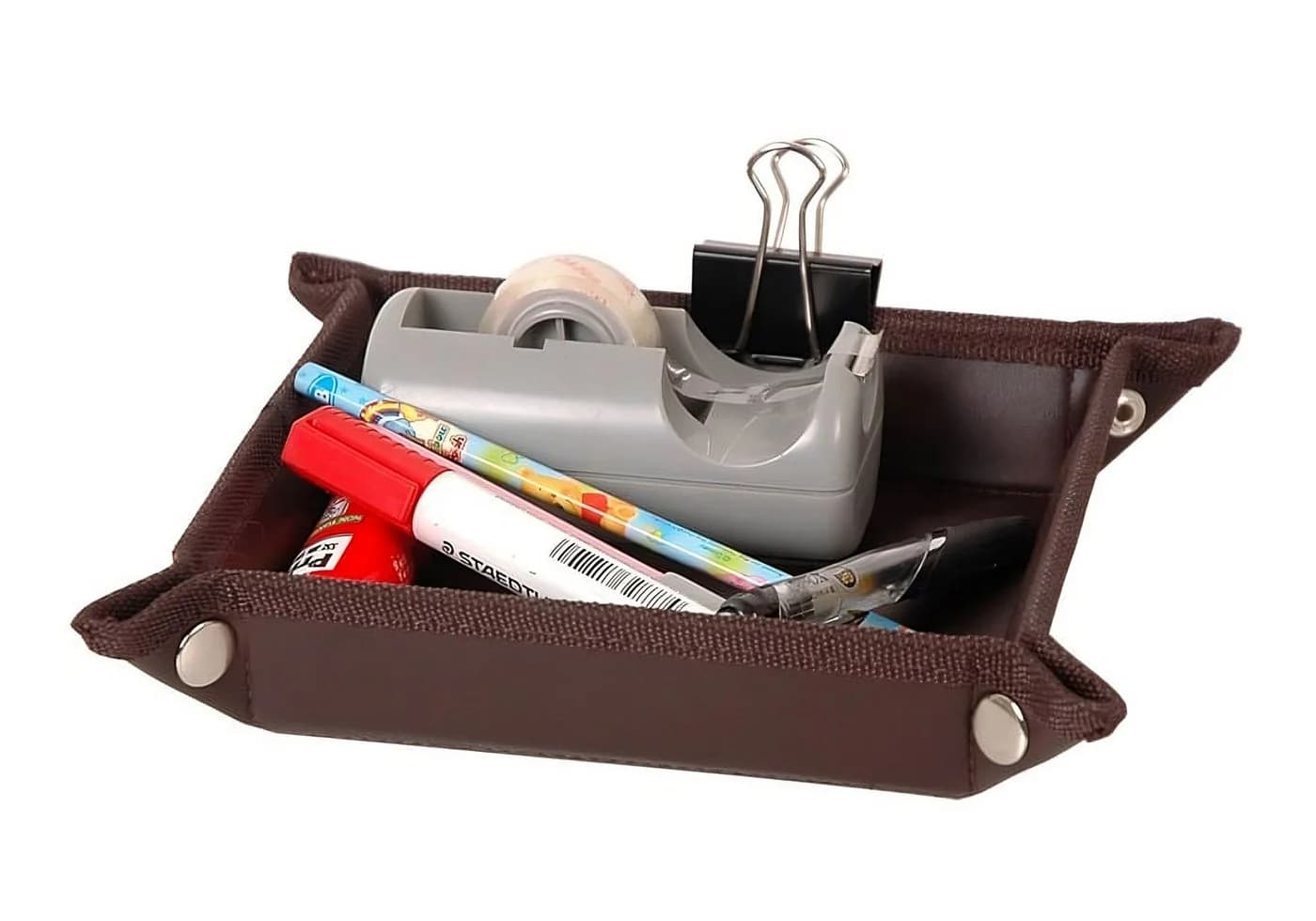 ARTRA Dekokorb Kunstlederbox Utensilio Braun