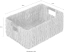 Home Affaire Flechtkorb Organizer Natur Wasserhyazinthe Bild 5
