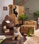 Paravent HOME AFFAIRE Beige Natur Stellwände Holz Bild 5