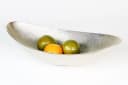 ARTRA Dekoschale Aluminium Schale "Lisa" Silber Oval Dekoschale Bild 1