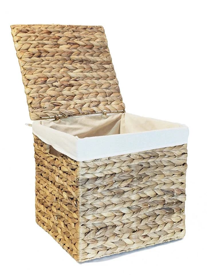 ARTRA Dekokorb Wasserhyazinthe L Quadratisch Beige - Bild 2