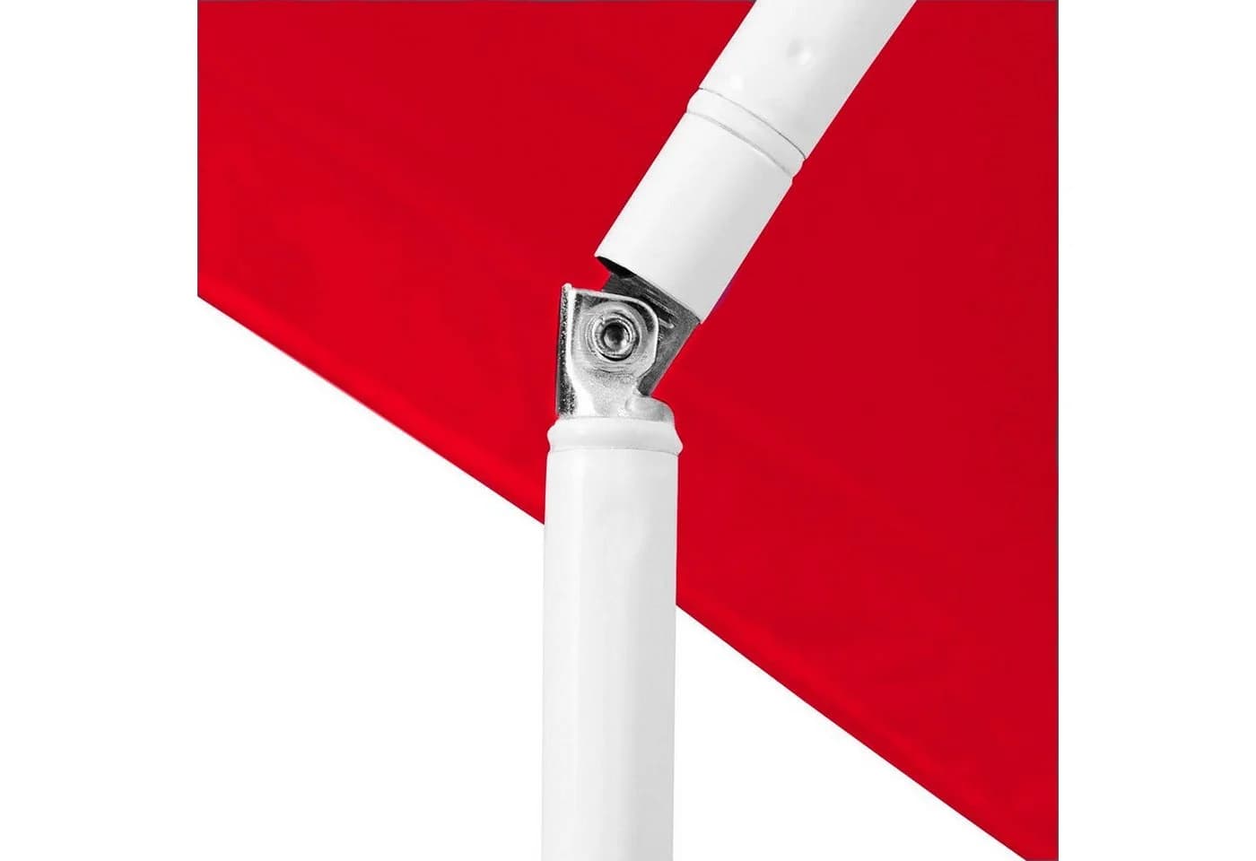 Mojowo Ampelschirm Sonnenschirm 180cm Rot Nylon mit Knickfunktion
