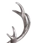 Mojawo XXL Hirschgeweih Hirschkopf Geweih 10-Ender Silber Optik Bild 4