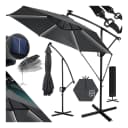 KESSER® Alu Ampelschirm LED Solar mit Abdeckung und Kurbelvorrichtung Bild 1