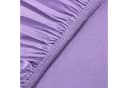 leevitex® Spannbettlaken Jersey 100% Baumwolle Flieder Bild 1
