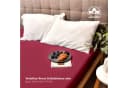 leevitex® Spannbettlaken Jersey 100% Baumwolle Rot Bild 5