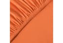 leevitex® Spannbettlaken Jersey 100% Baumwolle Orange Bild 1