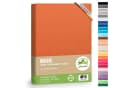 leevitex® Spannbettlaken Jersey 100% Baumwolle Orange Bild 2