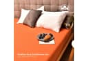 leevitex® Spannbettlaken Jersey 100% Baumwolle Orange Bild 5