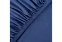 leevitex Spannbettlaken Jersey 100% Baumwolle Navyblau Bild 1